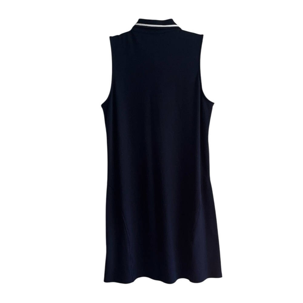 Michael Kors Navy Sleeveless Polo Dress with Gold Buttons Size M - Picture 5 of 9